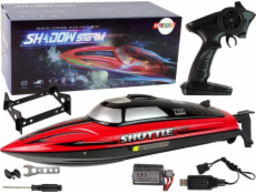 LeanToys Motorboat R/C 2.4G Red 20-25 km/h