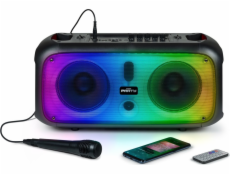 BigBen reproduktor Big Ben Bluetooth reproduktor Mikrofon Party Cube LED podsvícení 200W