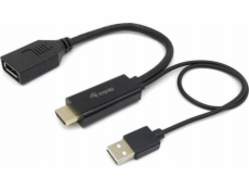 AV adaptér  HDMI adaptér Displayport St/Bu 0,15m 4K/60Hz sw