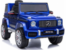  sportovní vůz Mercedes G63 AMG s modrým lakem na baterie