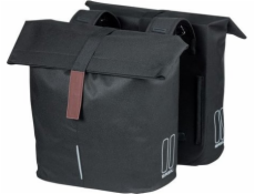 Basil BASIL CITY DOUBLE PANNIER BAG 28-32L, Universal Bridge System, voděodolná černá (NOVINKA 2024)