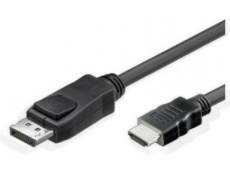 Techly DisplayPort - HDMI kabel 1m černý (ICOC-DSP-H-010)