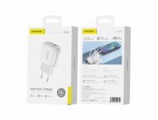 Foneng EU41 USB-C+USB-A 20W mains charger (white)