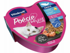 VITAKRAFT Poesie delice PLUS łosoś - Przysmak dla kota - 85g