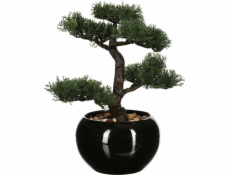 Atmosphera Bonsai strom v černém květináči, 36 cm