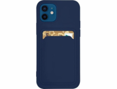 Hurtel Card Case Silikonové pouzdro na peněženku se slotem na kartu Dokumenty pro Xiaomi Redmi Note 11 Pro+ 5G / 11 Pro 5G / 11 Pro Navy Blue