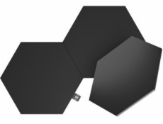 Nástěnné svítidlo Nanoleaf  Shapes Hexagons Expansion Pack - dodatečné světelné panely (3 světelné panely) (černé)