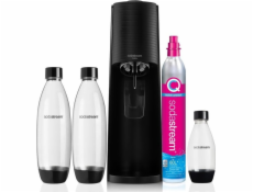 Sodastream Terra Saturator + 3 lahve + plyn Black