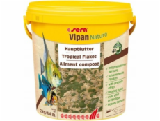 Sera Vipan Nature Large Flakes 10 l, velké vločky - prémiové krmivo