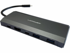 LC-Power USB-C stanice/replikátor s M.2 SSD (LC-HUB-C-MULTI-7-M2)