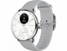 Withings Smartwatch Withings Scanwatch 2 - hodinky s funkcí EKG, měřením tepu a SPO2, dále měřením fyzické aktivity a spánku (38mm, bílá)