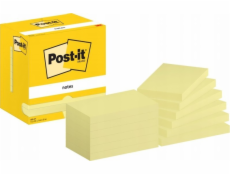 Post-It 3M POST-IT samolepicí podložka, 76x127mm, 12x100 karet, žlutá