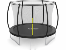 Funfit Premium zahradní trampolína pro děti 252 cm (8 FT) s vnitřní sítí a žebříkem