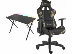 Genesis Holm 200 RGB stůl Black 113 cmx60 cm + Nitro 560 Camo (NFG-1532)