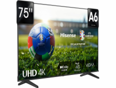 Hisense 75A6N televizor 190,5 cm (75 ) 4K Ultra HD Smart TV Wi-Fi Černá 350 cd/m2