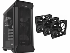 Pouzdro Genesis Irid 505 V2 MIDI TOWER (NPC-1517) + 3 balení Oxal 120 ventilátorů Black (NGF-2043)