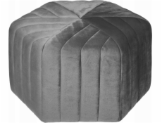 Atmosphera Velvet pouffe, krychlový, 30 cm