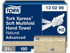 Tork  Xpress - Měkký třípanelový ručník, přírodní - Advanced