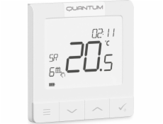 Salus  bezdrátový, přisazený regulátor teploty WQ610RF Quantum s OpenTherm, týdenní, baterie