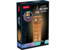 Puzzle 3D s LED Noční edice: Big Ben 32 dílků