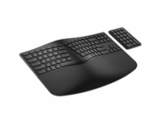 HP 960 Black Ergonomic Wireless Keyboard - bezdrátová ergonomická klávesnice CZ/SK