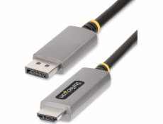 StarTech.com 133DISPLAYPORTHDMI21 adaptér k video kabelům 2 m DisplayPort HDMI Černá, Stříbrná