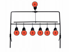 Kulochwyt RazorGun Spiner obrotowy 6 celów