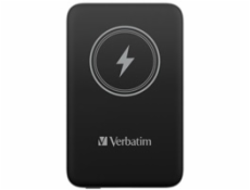 VERBATIM Powerbanka Charge  n  Go, Magnetická, 10000 mAh, USB-C, Černá