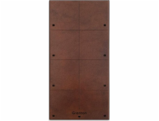 GRENTON TOUCH PANEL/ 8 TOUCH AREAS/ TF-BUS/ DARK MADE OF NATURAL LEATHER FRONT