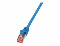 LogiLink Patchcord CAT6, S/FTP, PIMF, 0,25 m, modrý (CQ2016S)