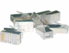 Digitus RJ45 zástrčka cat.5e obrazovka. 8P8C univerzální balení po 100 ks. (X-ML-5F-IMP)