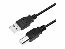 LogiLink USB-A - USB-B kabel USB 2 m černý (CU0007B)