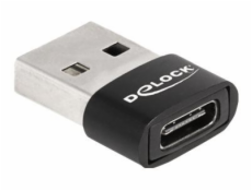 Delock USB adaptér DELOCK USB 2.0 adaptér USB Type-A St > USB Type-C Bu schwarz