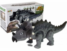 LeanToys Dinosaur Triceratops Figurální šedý (7188) na baterie