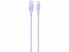 Usams USB-A - USB-C USB kabel 1,2 m fialový (není skladem)