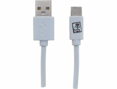 USB 2GO USB-A - USB-C kabel 1 m Bílá (795925)