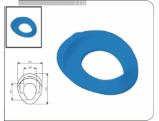 Sedátko WC dětské T 3546 modré