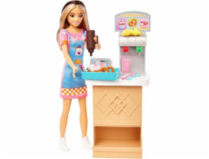 Panenka Barbie Mattel Skipper First Job - Snack Bar Playset HKD79