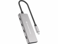 Conceptronic AV adaptér CONCEPTRONIC Dock USB-C->4xUSB-C 100WPD o.Netzteil 0,25m tl.