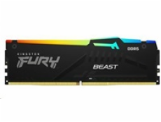 KINGSTON DIMM DDR5 16GB 6000MT/s CL36 FURY Beast RGB Černá EXPO