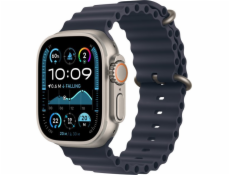 Apple Watch Ultra 2 49mm GPS+4G titanový náramek Ocean Ocean Natural/Navy