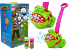 LeanToys Bubble Machine Frog s růžovou rukojetí Music of Light