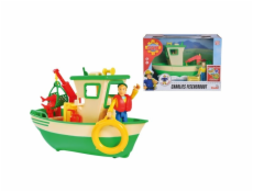 Feuerwehrmann Sam - Charlies Fischerboot mit Figur, Spielfigur