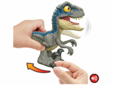 Mattel Jurassic World Mega Roar Velociraptor Blue, figurka na hraní