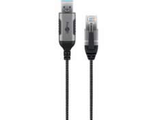 goobay Ethernetový adaptérový kabel USB-A 3.2 Gen1 > RJ-45, Slim