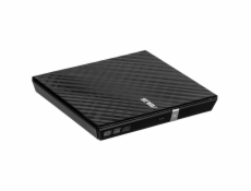 BAZAR ASUS DVD Writer SDRW-08D2S-U LITE/BLACK, External Slim DVD-RW, black, USB (POŠKOZENÝ OBAL)