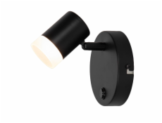 Nástěnné svítidlo Domoletti Wick LED21001-1R BLK, 3,5 W, 3K