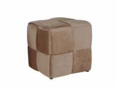 Pouf Domoletti HS-NP04-1, hnědý, 45 cm x 45 cm x 45 cm