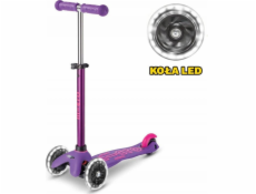 Mikrokoloběžka Mini Deluxe LED Purple/Pink