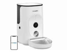 Dogness F15 WiFi 4L smart food dispenser with camera with stainless steel bowl (white)